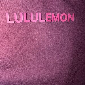 lululemon athletica Burgundy Sweatshirt Hoodie